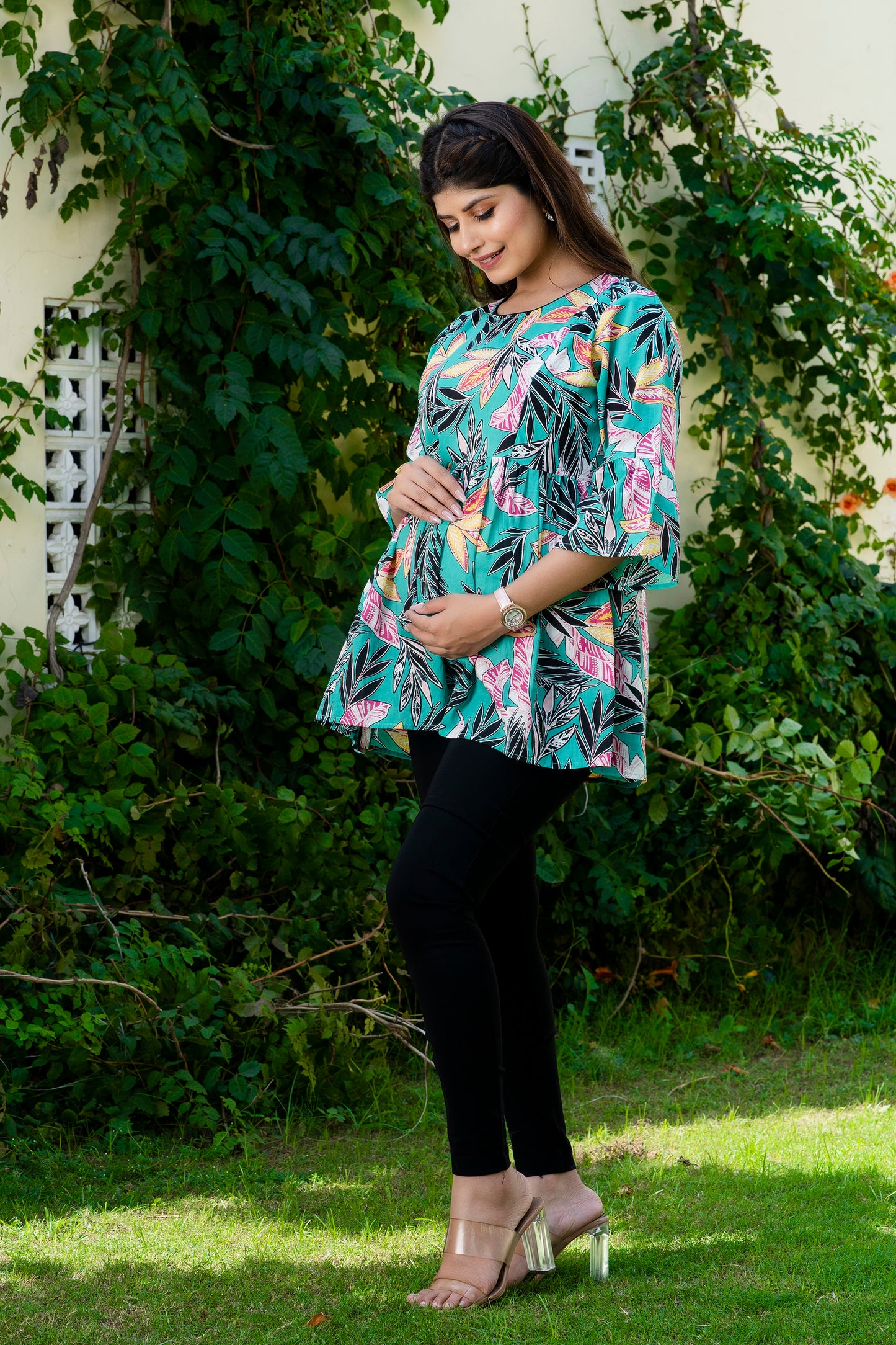Tropical Maternity And Nursing Top