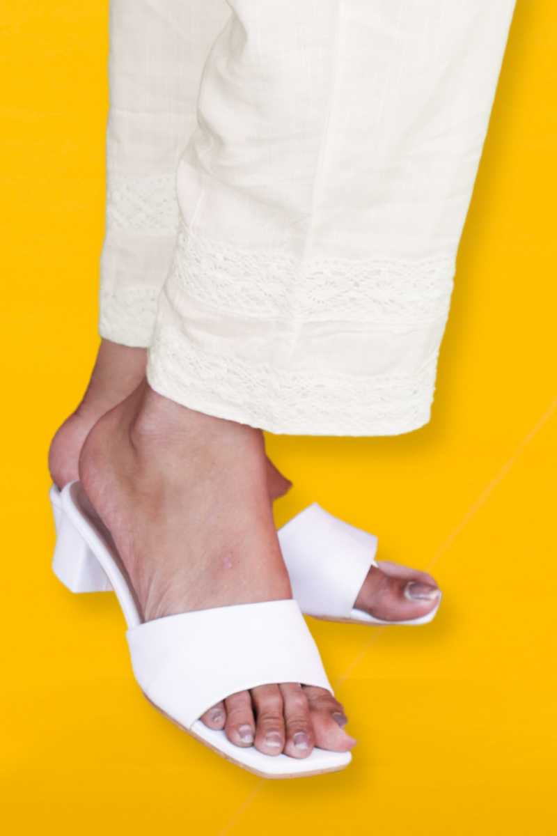 Off White Maternity Pants