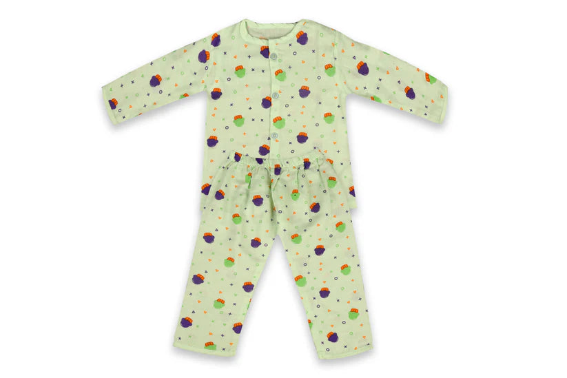 Pant And Shirt Set For Babies Ice-Cream Design
