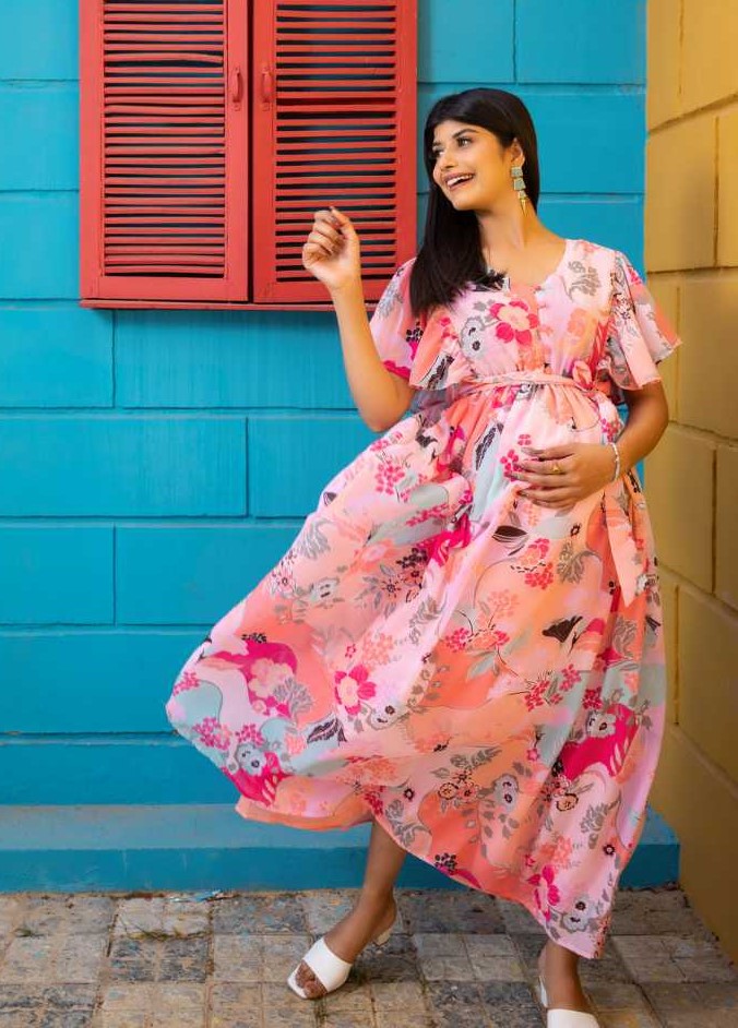 Pink Flamingo Maxi Dress