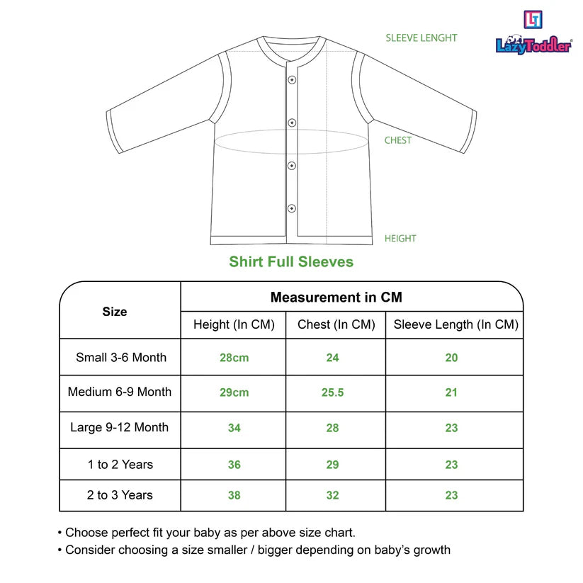 Pant And Shirt Set For Babies Ice-Cream Design