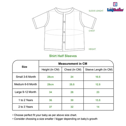 Half Shirt And Short Set For Babies Ice-Cream Design