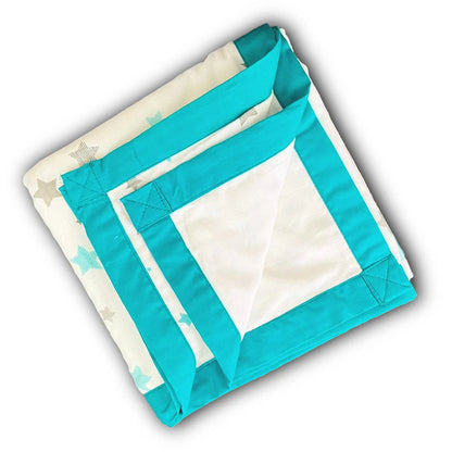 Blue Star Design 6 layers Of Incredibly Muslin Soft Quilt