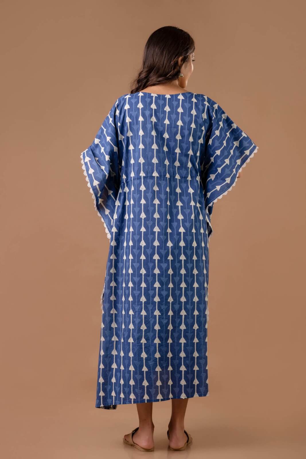Blue Triangle Maternity And Nursing Kaftan