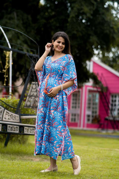 Maternity And Nursing Peachy Beachy Kaftan