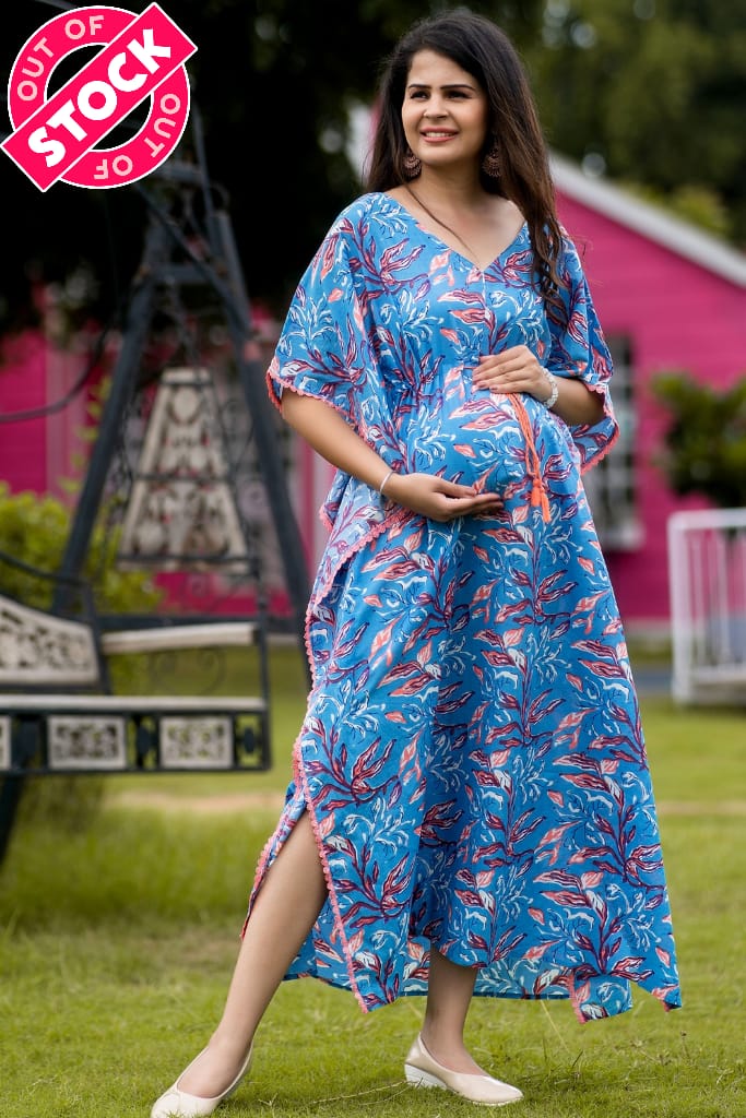 Maternity And Nursing Peachy Beachy Kaftan