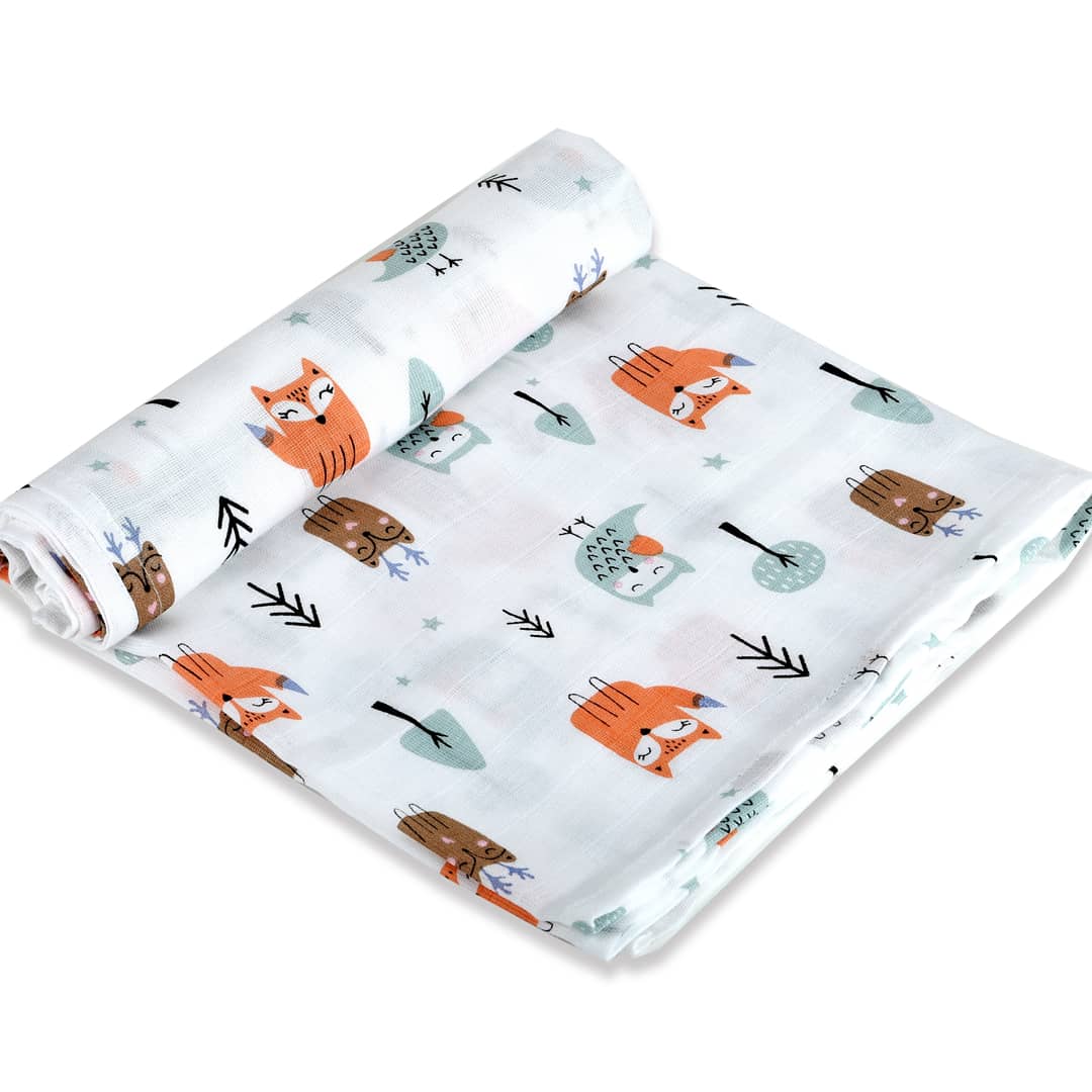 Muslin Swaddle Set Of 3 Mix Prints