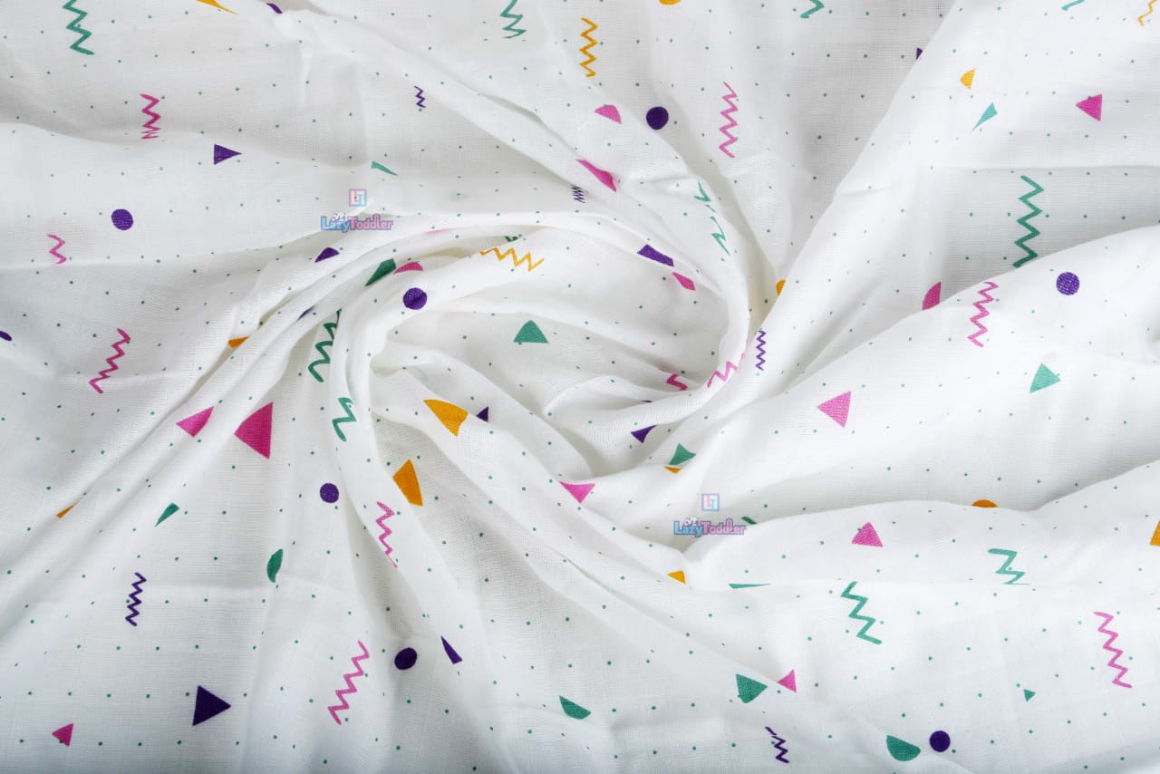 Muslin Swaddle Set Of 3 Mix Prints