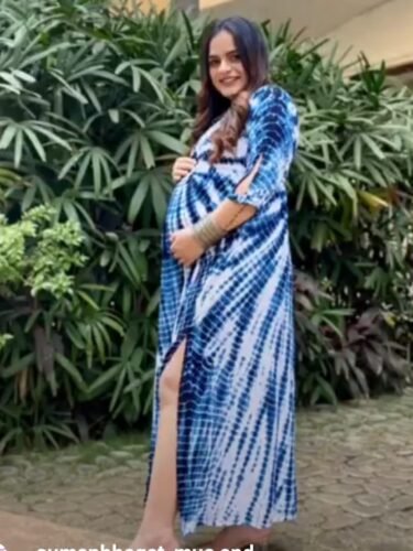Maternity And Nursing Blue Tie Dye Lounge Wear photo review