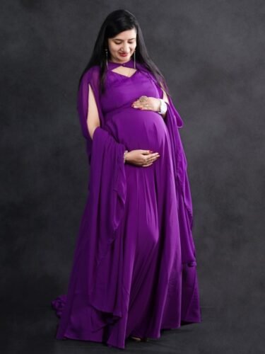 Violena Cape Maternity and Nursing Dress photo review