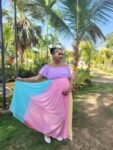 Rainbow Bliss Maternity Photoshoot Dress photo review