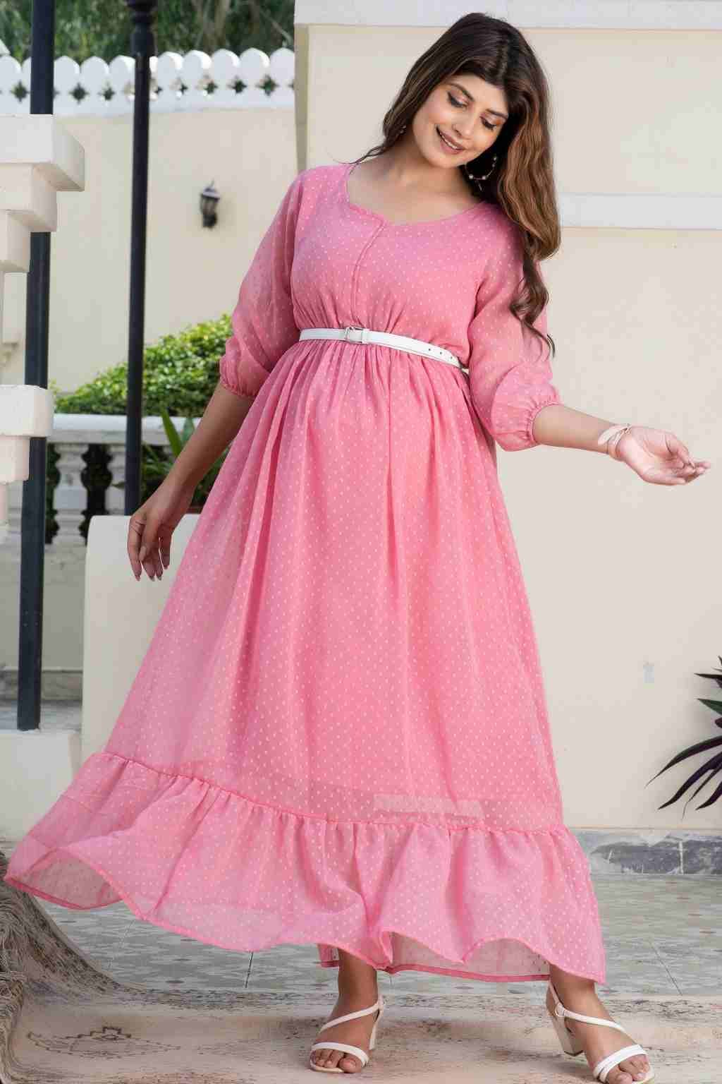 Maternity Dress Summer Clothes For Pregnant Women Casual O-neck Knee-length  Solid Button Folds Patchwork Pregnancy Vestidos - Dresses - AliExpress