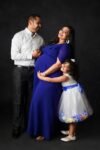 Royal Blue Sweet Heart Maternity And Nursing Dress photo review